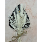 Black & White Dried Flower Cake Bouquet