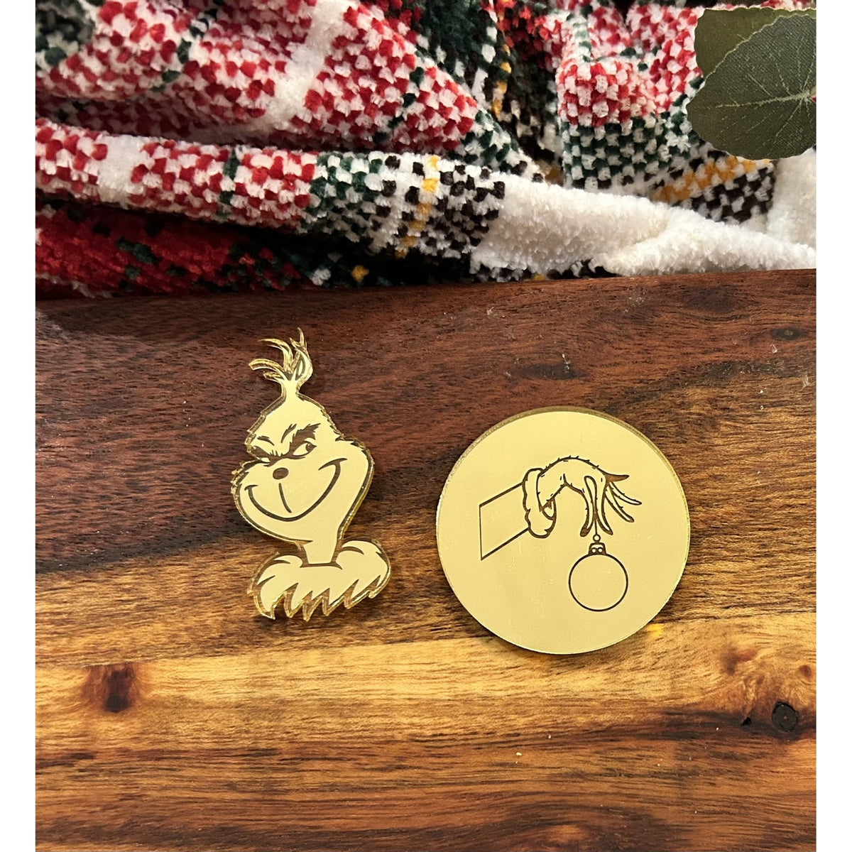 Christmas Grinchmac Cupcake Toppers - x 2