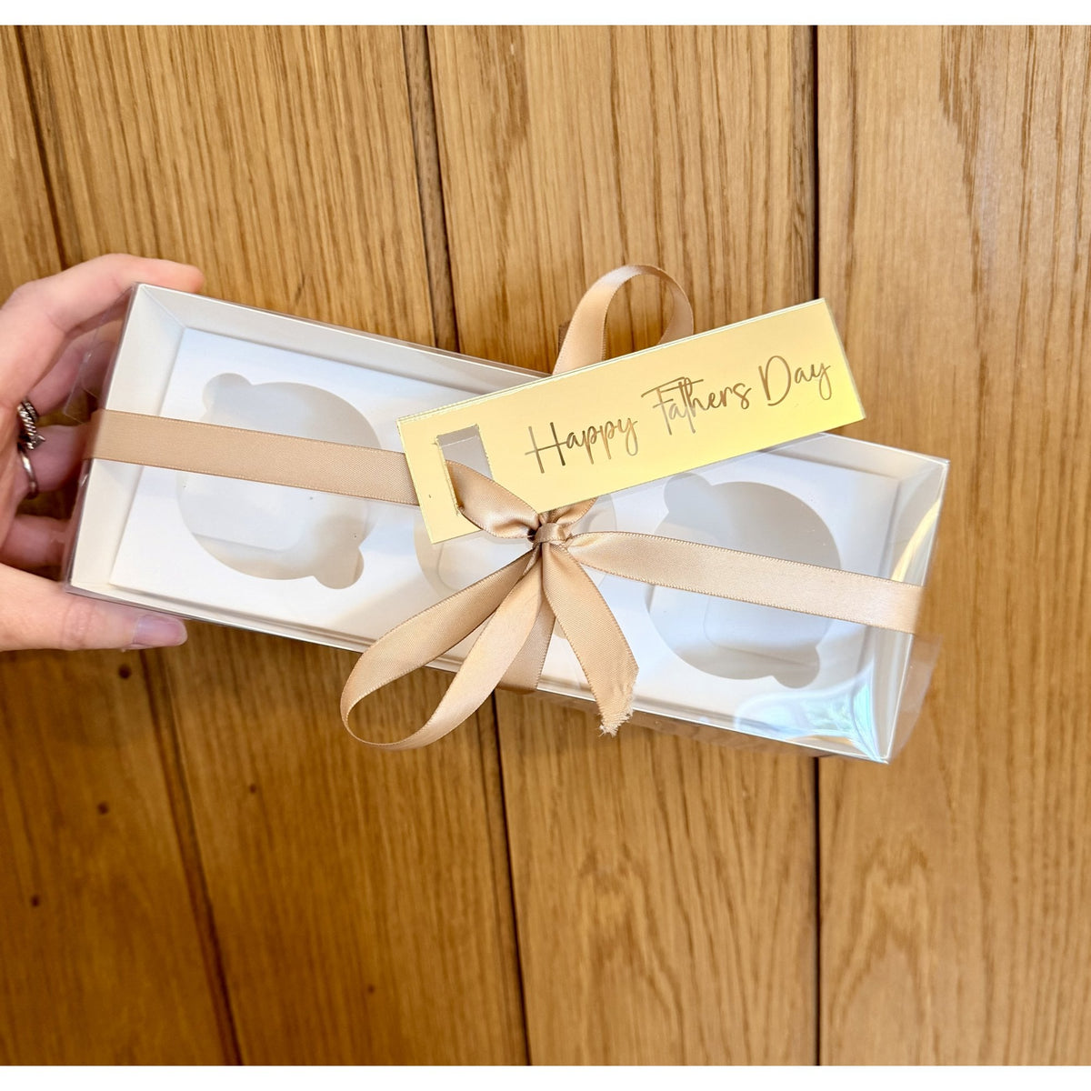 Fathers Day Parcel Tags With Ribbon Hole