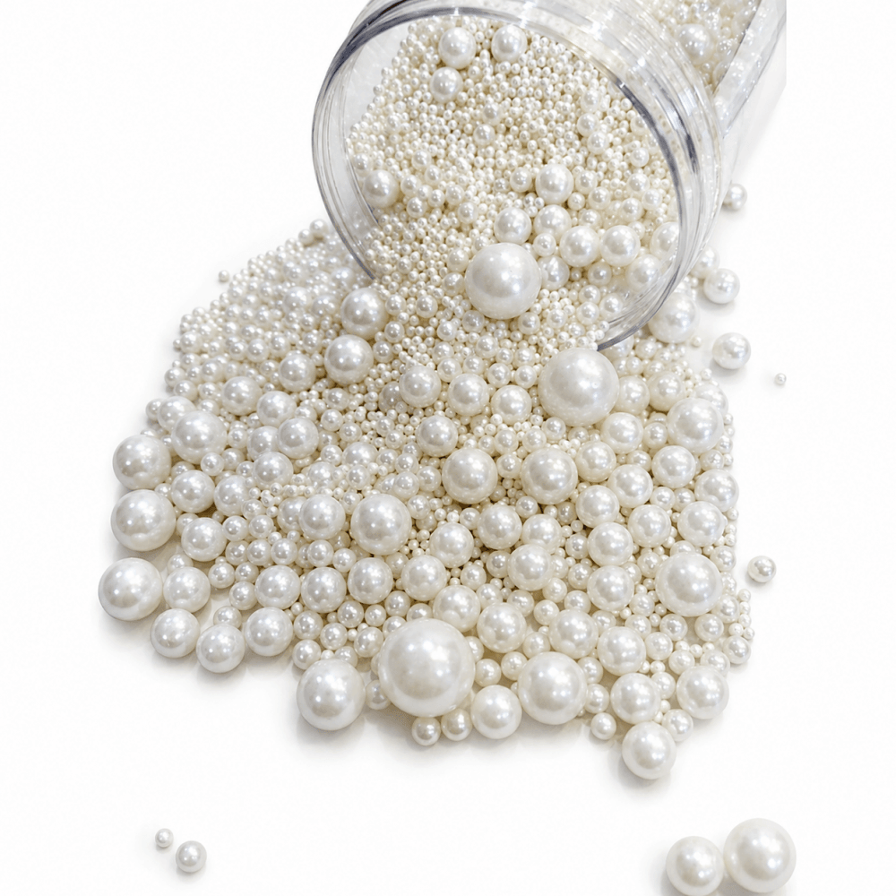 Sprinkle Pearls - Pearlised White