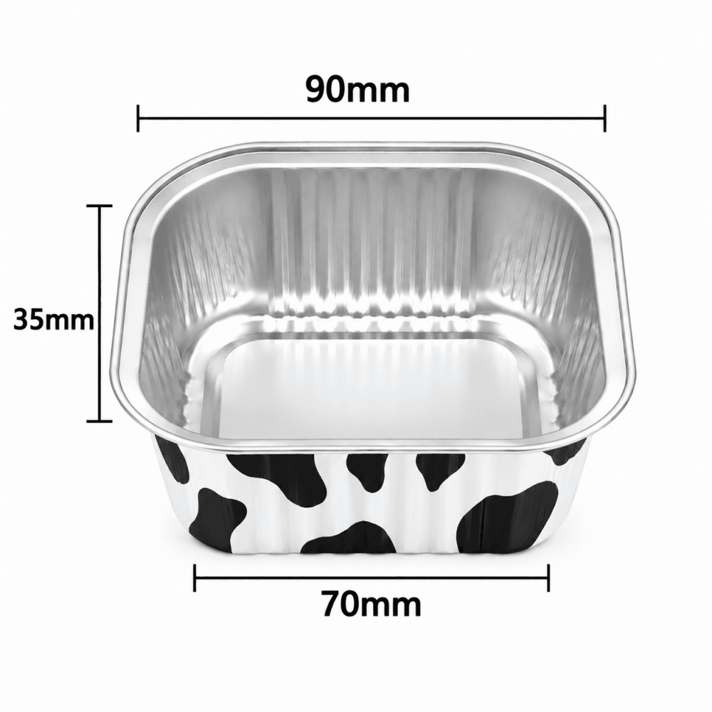 Indivdual Cake / Cookie / Brownie Tubs - sqaure