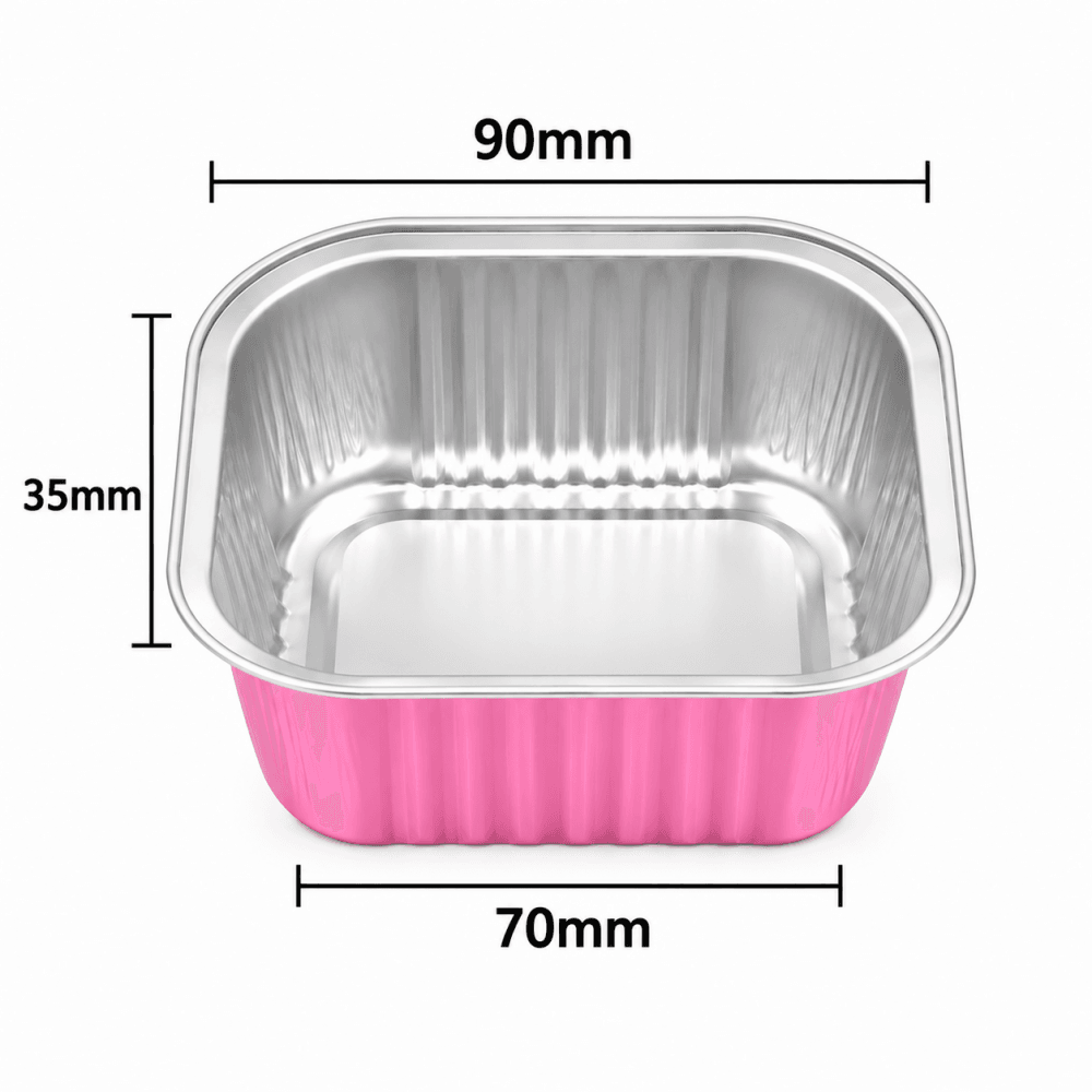 Indivdual Cake / Cookie / Brownie Tubs - sqaure