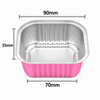 Indivdual Cake / Cookie / Brownie Tubs - sqaure
