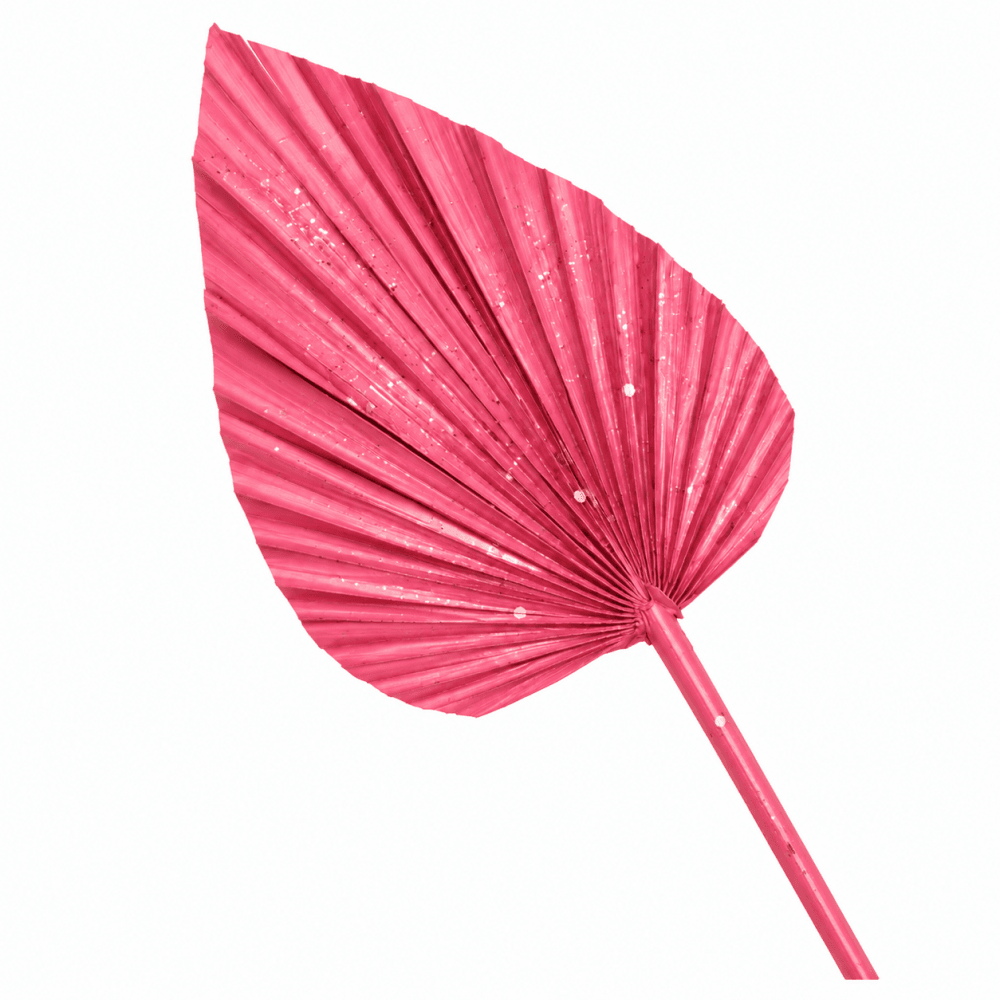 Pink Glittery Cake Palm Spear x 1